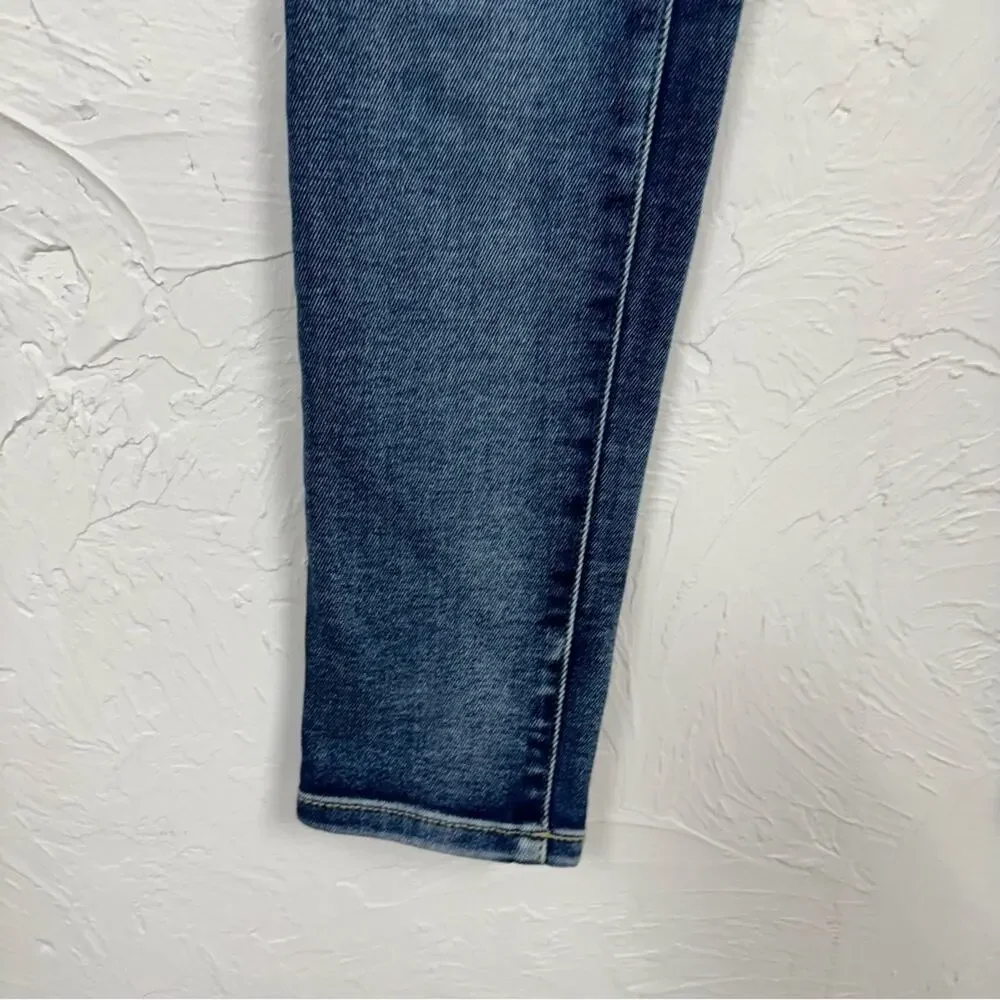 Kancan Blue High Rise Skinny Jeans Womens 26 Fall Classicic Denim Zip Fly